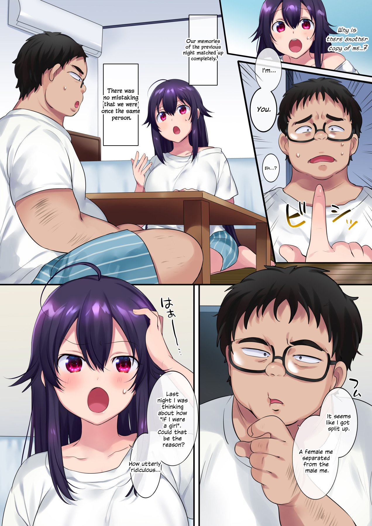 Hentai Manga Comic-TS Doppelganger-Read-5